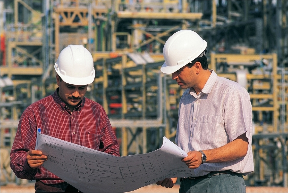 Concrete construction project